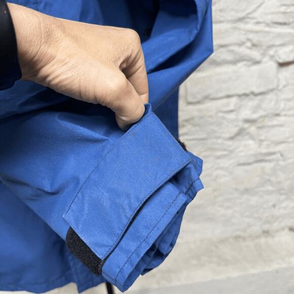 Marmot Mountain Works Gore-Tex Vintage 80s(?) Blue Rain Jacket Parka Large - Picture 14 of 16